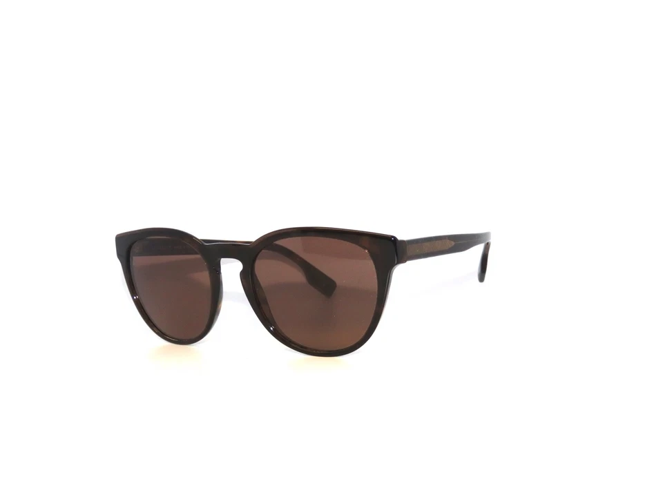 Burberry Be4310 384680 Transparent Brown Round Men's 54 Mm Sunglasses