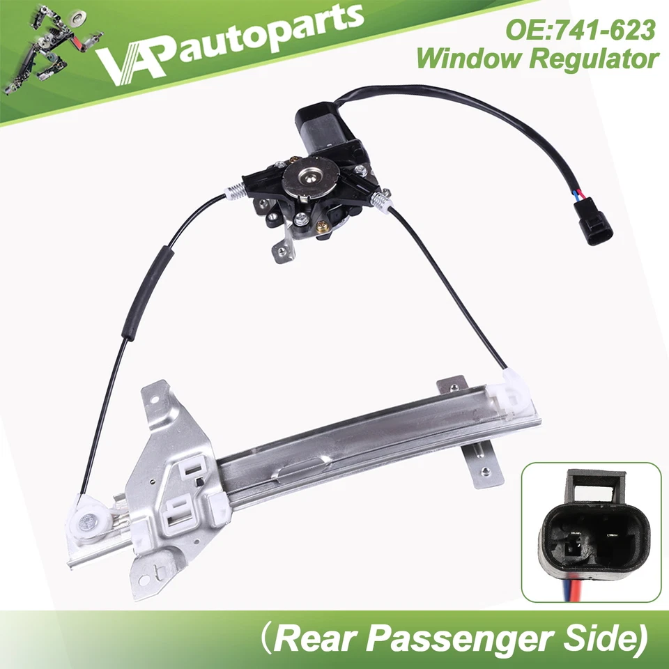 For 2000-2005 Chevrolet Impala 3.8l Power Window Regulator Rear Right with Motor - Изображение 1 из 4