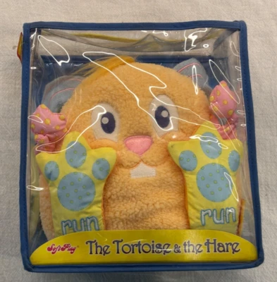 SOFT PLAY THE TORTOISE & THE HARE SNUGGLY PLUSH BOOK FREE SHIP. NEW - Image 1 of 2