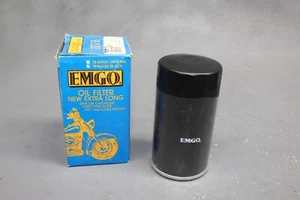 Emgo Oil Filter Standard 10-82430 Black Extra Long Harley Davidson - Picture 1 of 6