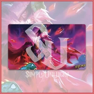 KEYFORGE: Xenos Bloodshadow PLAYMAT Card Game Pokemon Yugioh Fantasy Flight - Picture 1 of 2