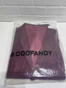 NEW! COOFANDY 3 Piece Suit Set Jacket Pants Size XS Burgundy $75 - Picture 1 of 4