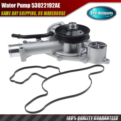Fits Dodge Ram 1500 2500 3500 5.7L HEMI 2009-2018 Water Pump 53022192AE Foto 1 de 4