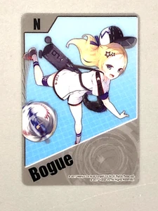 Tarjeta de plástico Bogue - N - Azur Lane Manjuu - Imagen 1 de 1