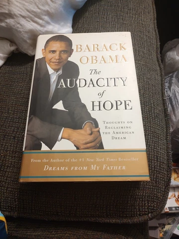 President Barack Obama Signed Autographed Audacity of Hope HC Book 1st Edition Cover