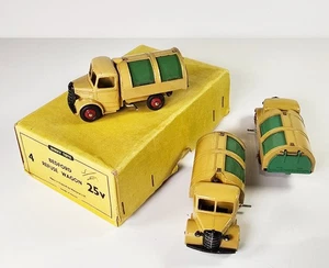 Raro set commerciale Dinky Toys 25v Bedford camion dei rifiuti camion c.1950 - nuovo con scatola - Foto 1 di 5