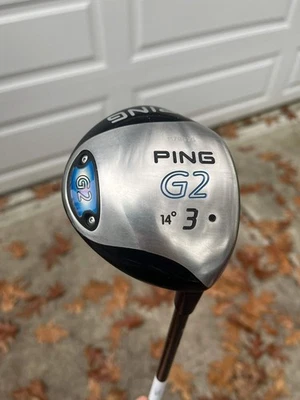 Ping G2 3-Wood 14° Black Dot TFC 100 Stiff Flex 43.25″ +HC NICE - Image 1 of 4