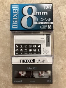 2 Maxell 8mm GX-MP 120 High Quality Camcorder Tape NEW SEALED & Used &more - Picture 1 of 1