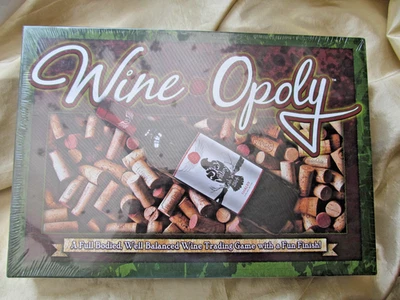 Wine-Opoly Monopoly Board Game New & Sealed Dinner Party Fun Gift Wine USA Made - Image 1 of 4