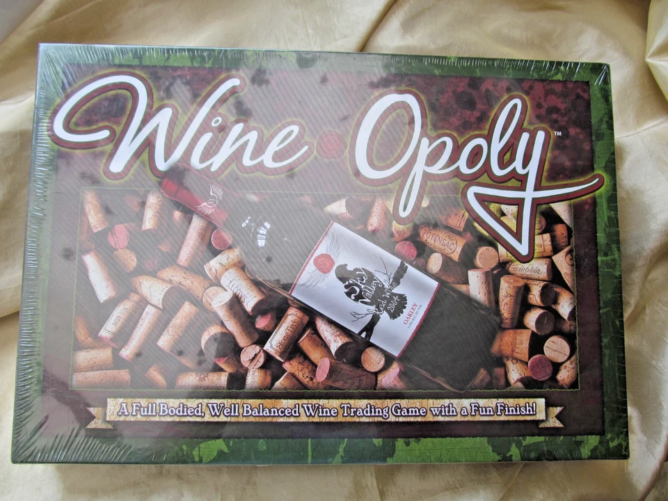 Wine-Opoly Monopoly Board Game New & Sealed Dinner Party Fun Gift Wine USA Made - Image 1 of 4
