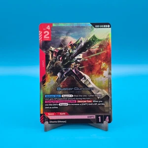 Buster Gundam - Newtype Rising #GD01-046 LR - NM Holo Foil Gundam Card Game - Picture 1 of 3