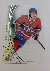 2024-25 UPPER DECK SP GAME USED HOCKEY BASE Card Cole Caufield #105 - Picture 1 of 2