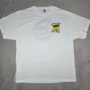 Lemons Headers Shirt Mens Extra Large White Tee Custom Car Auto Racing Engine - Picture 1 of 11