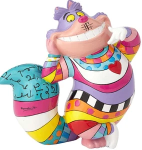 Disney Britto*CHESIRE CAT MINI FIGURINE*NIB*Romero*ALICE IN WONDERLAND*4059583 - Picture 1 of 1