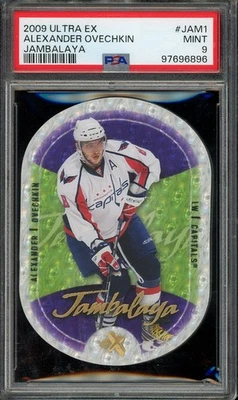 PSA 9 2009-10 Fleer EX Jambalaya Alexander Ovechkin Jam1 Foto 1 de 2