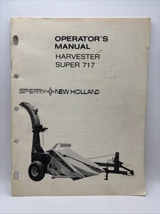 Sperry New Holland Harvester 717 Operator's Manual Equipment Guide - Picture 1 of 5