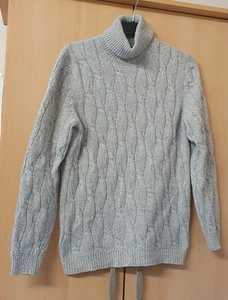 MASSIMO DUTTI Strickpullover Pullover Rollkragen  beige Gr: 40 Herbst/Winter - Bild 1 von 2