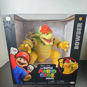 Super Mario Bros Movie 2023 Bowser 7" Figure Fire Breathing Jakks Nintendo - Picture 1 of 6