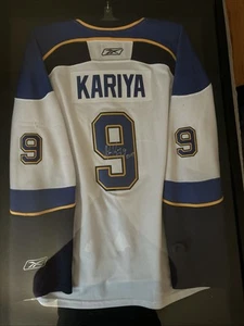 Paul Kariya Singed Blues Jersey 2009 - Picture 1 of 2