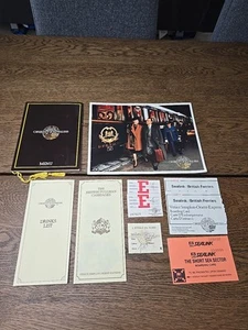 Orient Express Menú Lista de Bebidas Plan de Viaje Libro Cabina Sealink Venice Simplon - Imagen 1 de 23