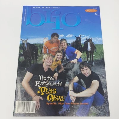 Vtg Brio Magazine April 2001 Plus One Boy Band *NO POSTER* - Image 1 of 2
