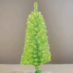 vintage 4ft pre lit Perfect For Grinch Tree lime Norway Christmas Toys R US  - Picture 1 of 9