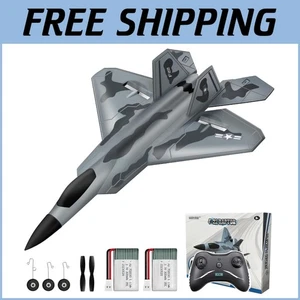 Ready-to-Fly F-22 RC Airplane - Perfect for Kids & Beginners, 2-Channel Control - Picture 1 of 11