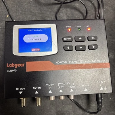 Labgear EM6990 HD/CVBS to DVB-T Encoder Modulator - Image 1 of 4