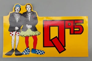 Vintage Bob & Tom Q95 FM Radio Sticker - Picture 1 of 2