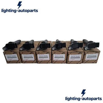 NEW 6Pcs Denso Ignition Coils OEM 90919-02234 673-1301 For Toyota Lexus - Изображение 1 из 4