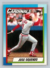 1990 Topps #645 Jose Oquendo St. Louis Cardinals Baseball Card