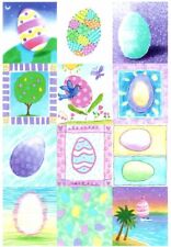 Happy Easter Springtime Color Your World Eggs Hallmark Greeting Cards - Set of 6