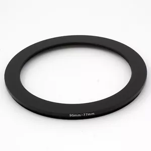 95 mm-77 mm Step Down Filter Ring 95 mm x 1 Stecker auf 77 mm x0,75 Buchse Objektiv Adapter - Bild 1 von 2