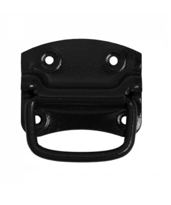 Kistengriffe schwarz Truhengriffe Kistengriff Griffe zum Aufschrauben 70x90 mm - Bild 1 von 3