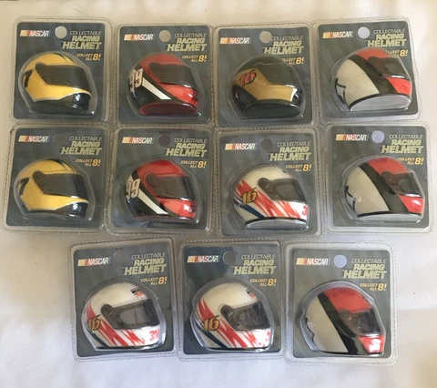 NASCAR Collectable Mini Roush Racing Helmets NEW 2006 3M Tape Promo 11 TOTAL Cover