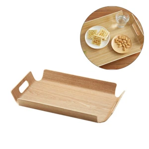 Wooden Breakfast Tray Eating Trays for Bedroom Serving with Handles - Picture 1 of 11