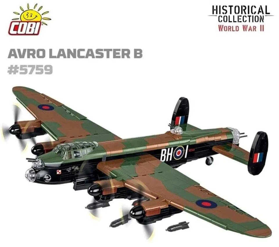 COBI - WORLD WAR II - LANCASTER BOMBER MK 1 1595 PCS TOYS