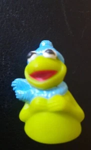 1985 Vintage Kermit der Frosch Original-Henson Kinder Gummi Finger Puppe Spielzeug SELTEN - Bild 1 von 2