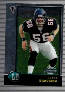 1998 Bowman Chrome Keith Brooking #2 RC Atlanta Falcons - Picture 1 of 2