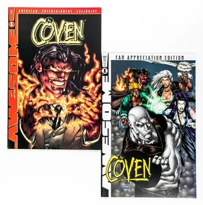 The Coven #1 (2) (1997 Awesome) Fan Appreciation & American Ent. Gold Foil NM- - Picture 1 of 7