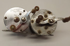 Lot of 2 Vintage Shakespeare Bait Casting Reels-1958 Triumph and 1959 Intrinsic