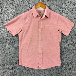 Vintage Carhartt Shirt Adult Medium Pink Mechanic Work Wear Heart Label Mens M - Picture 1 of 11