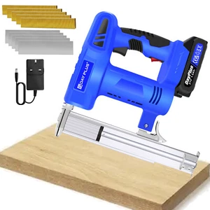 Staple Gun Electric Nailer And Stapler For Frame With Staples & Nails Furniture - Picture 1 of 37