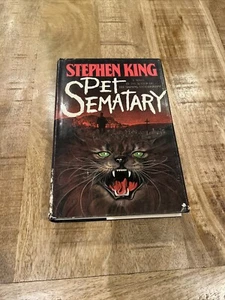 Pet Sematary Stephen King Hardcover W/dust JacketY4 Gutter-Doubleday-1983 Viking - Picture 1 of 10