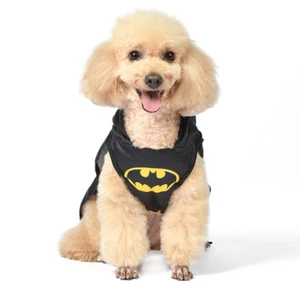 DC COMICS Pet Dog Cat Batman Cape Costume Size S - Black NWT - Picture 1 of 6