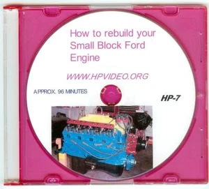 SBF Ford 5.0, 289, 302, 351W & 393 Stroker Engine Rebuilding Video."DVD" - Picture 1 of 2