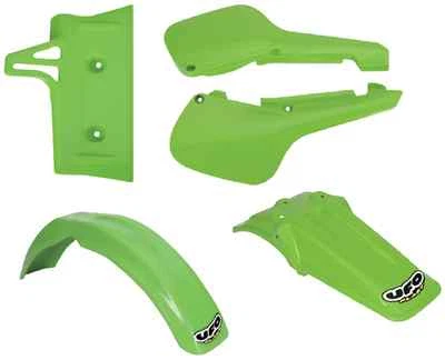 Ufo Kawasaki KX60 Plastic Kit Front & Rear Fender, Radiator Shroud, Side Panels  - Image 1 of 4