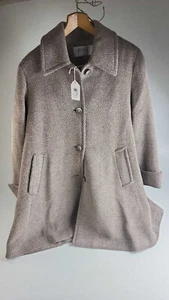 Vintage Womens Coat - Private Line, England - Alpaca Mohar - Size L - Picture 1 of 13