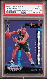1996 Collector's Choice Dana Barros Crash the Game #C2 PSA 10 Pop 1 - Bild 1 von 2