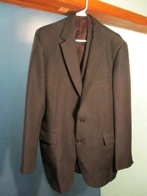 CHAQUETA Y CHALECO TRAJE HOMBRE NEGRO de MONTGOMERY WARD AND COMPANY Foto 1 de 4